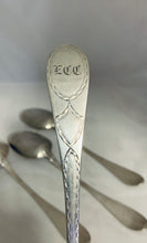 Load image into Gallery viewer, Set of 4 American Coin Silver Tablespoons, Lincoln &amp; Foss, Boston, MA, 1848-1857