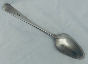 Bermudan silver tablespoon, George Hutchings, c.1830s
