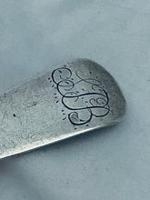 Load image into Gallery viewer, Bermudan silver tablespoon, George Hutchings, c.1830s