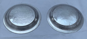 Small Pair of Arabic Silver Dishes, Egypt, 1941-43