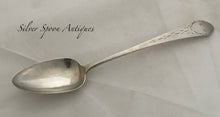 Load image into Gallery viewer, Bright-cut American Coin Silver Tablespoon, I.SAYRE, c.1800