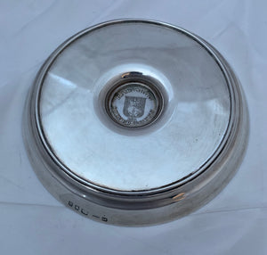 Art Deco Nautical Theme Silver Dish, HG Murphy, 1933