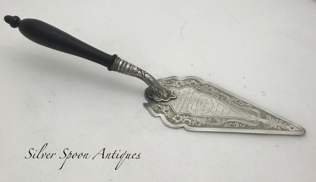 Australian Foundation Trowel, STEINER, Adelaide, 1870s