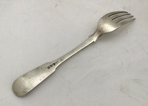 Extremely Rare Australian Colonial Table Fork, James ROBERTSON, Sydney, 1820s