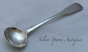 Canadian Salt Spoon, JA DWIGHT, Montreal, 1818-1847