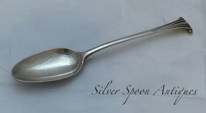 Scarce Onslow pattern teaspoon, circa 1760s
