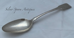 Canadian Fiddle Pattern Tablespoon, Nelson WALKER, Montreal, 1831-1855