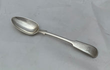 Load image into Gallery viewer, Colonial Fiddle Pattern Teaspoon, Charles Catton, Gibraltar, c.1830-45.