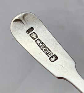 Colonial Fiddle Pattern Teaspoon, Charles Catton, Gibraltar, c.1830-45.