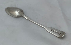 Colonial Fiddle Pattern Teaspoon, Charles Catton, Gibraltar, c.1830-45.